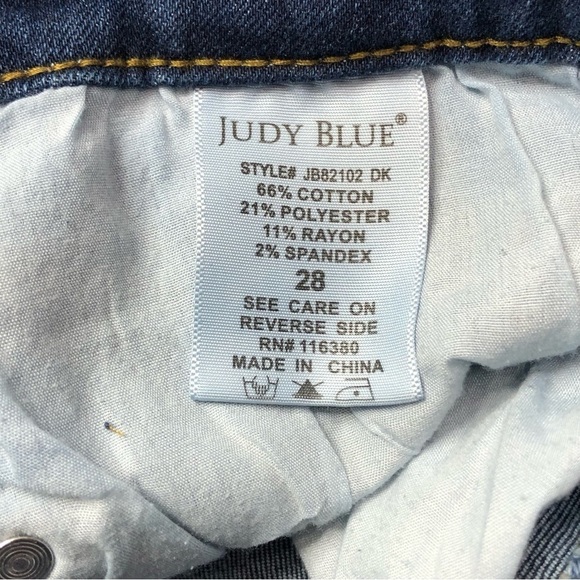 Judy Blue relaxed fit jeans ankle length size 28 - Picture 5 of 7